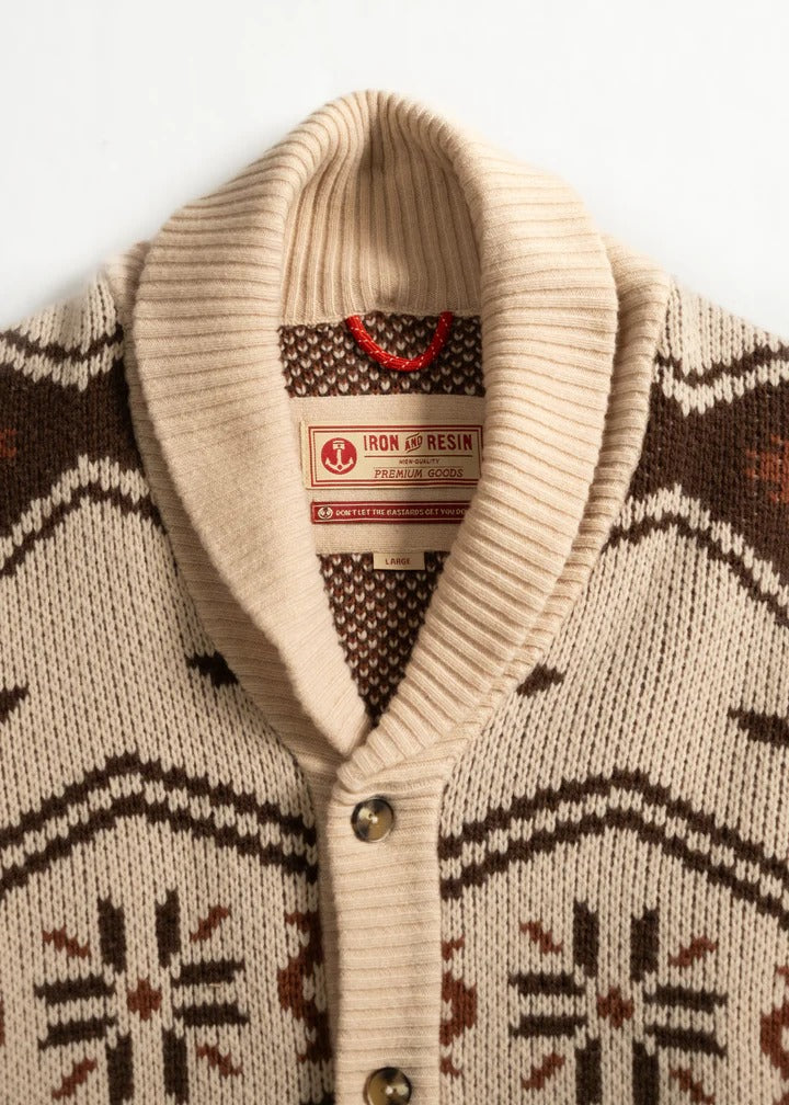 WINCHA SHAWL SWEATER BEIGE