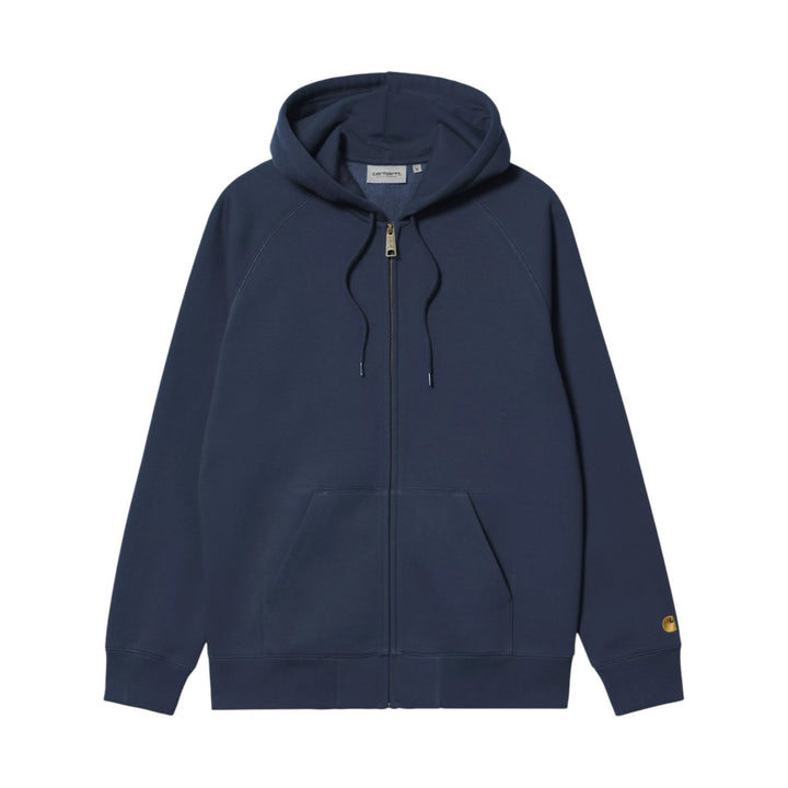 Felpa Hooded Chase Jacket Blu
