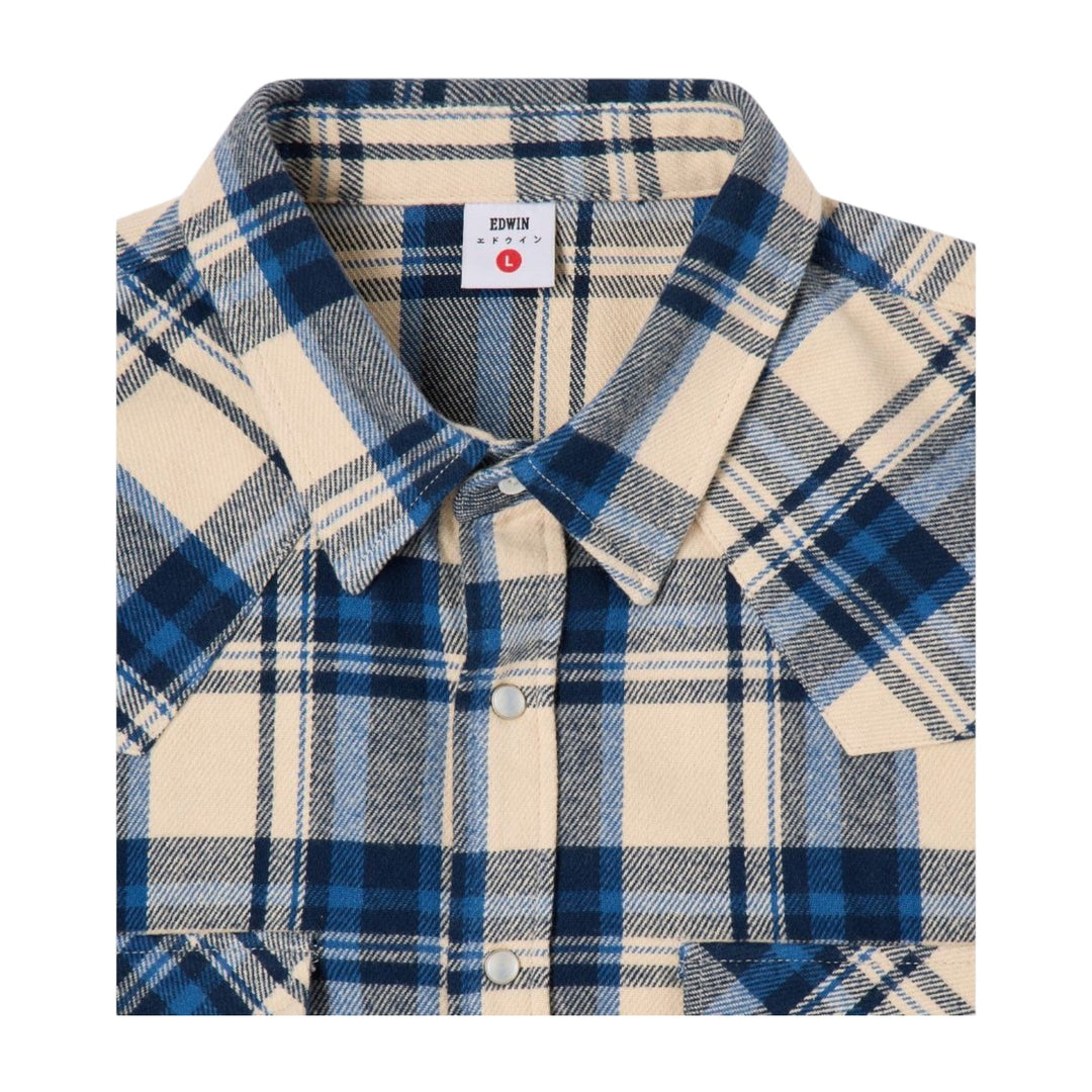 WESTERN SHIRT LS JAPAN NAVY / BLUE