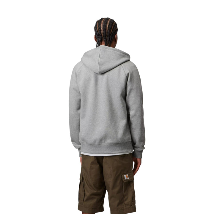 Hooded Chase Jacket Gray Heather / Gold