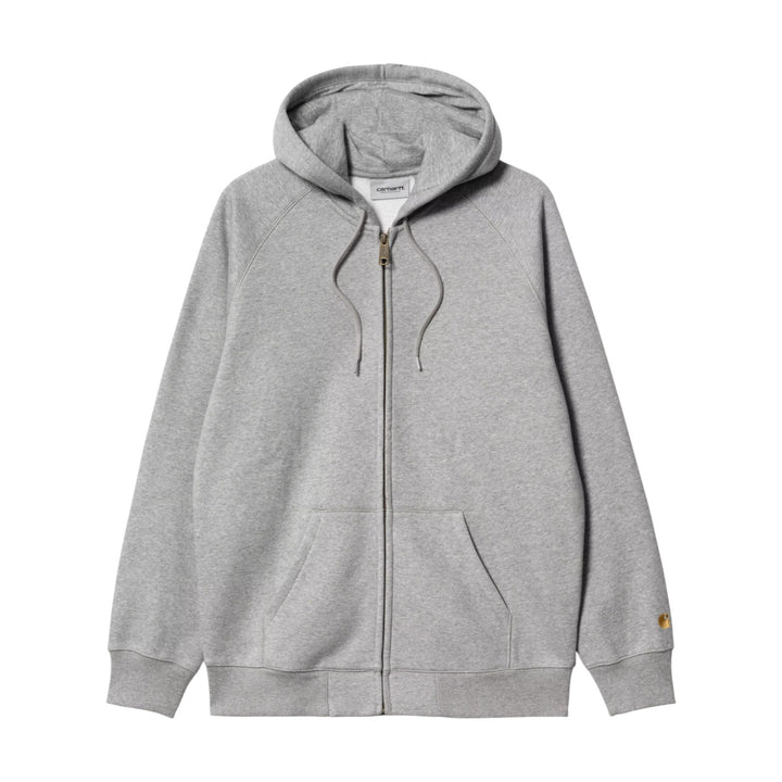 Hooded Chase Jacket Gray Heather / Gold