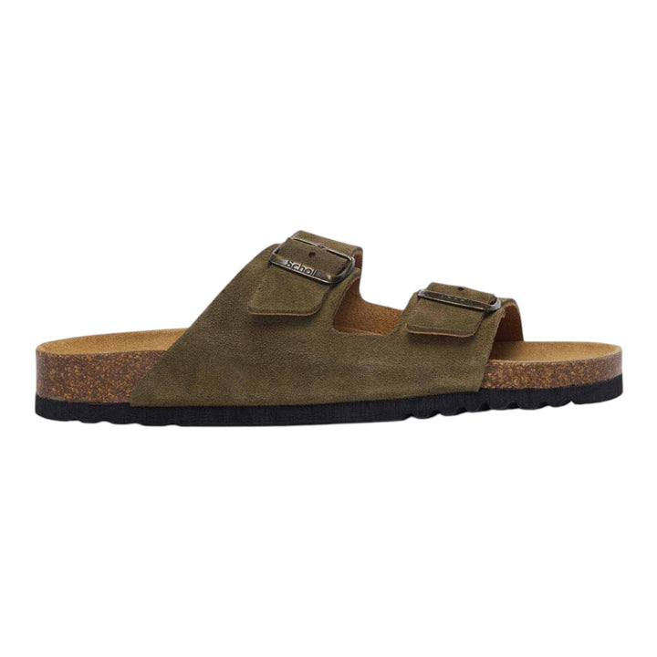 SANDALI JULIEN IN PELLE SCAMOSCIATA KAKI