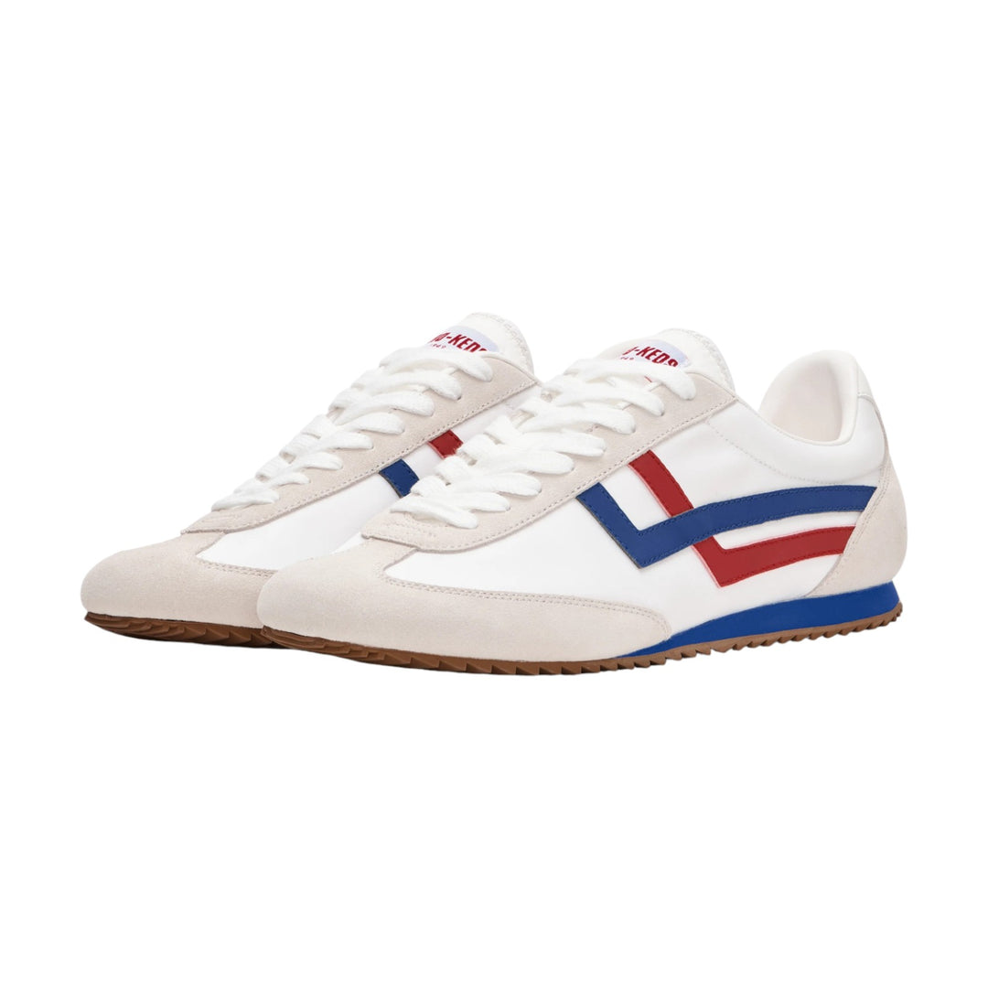 Racer 77 in Nylon Bianco e Rossa/Blu