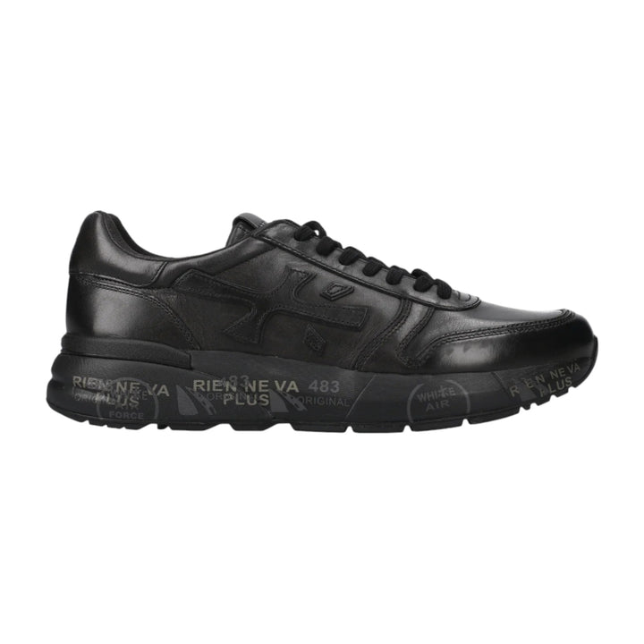 SNEAKERS MICK LEATHER BLACK 1453N
