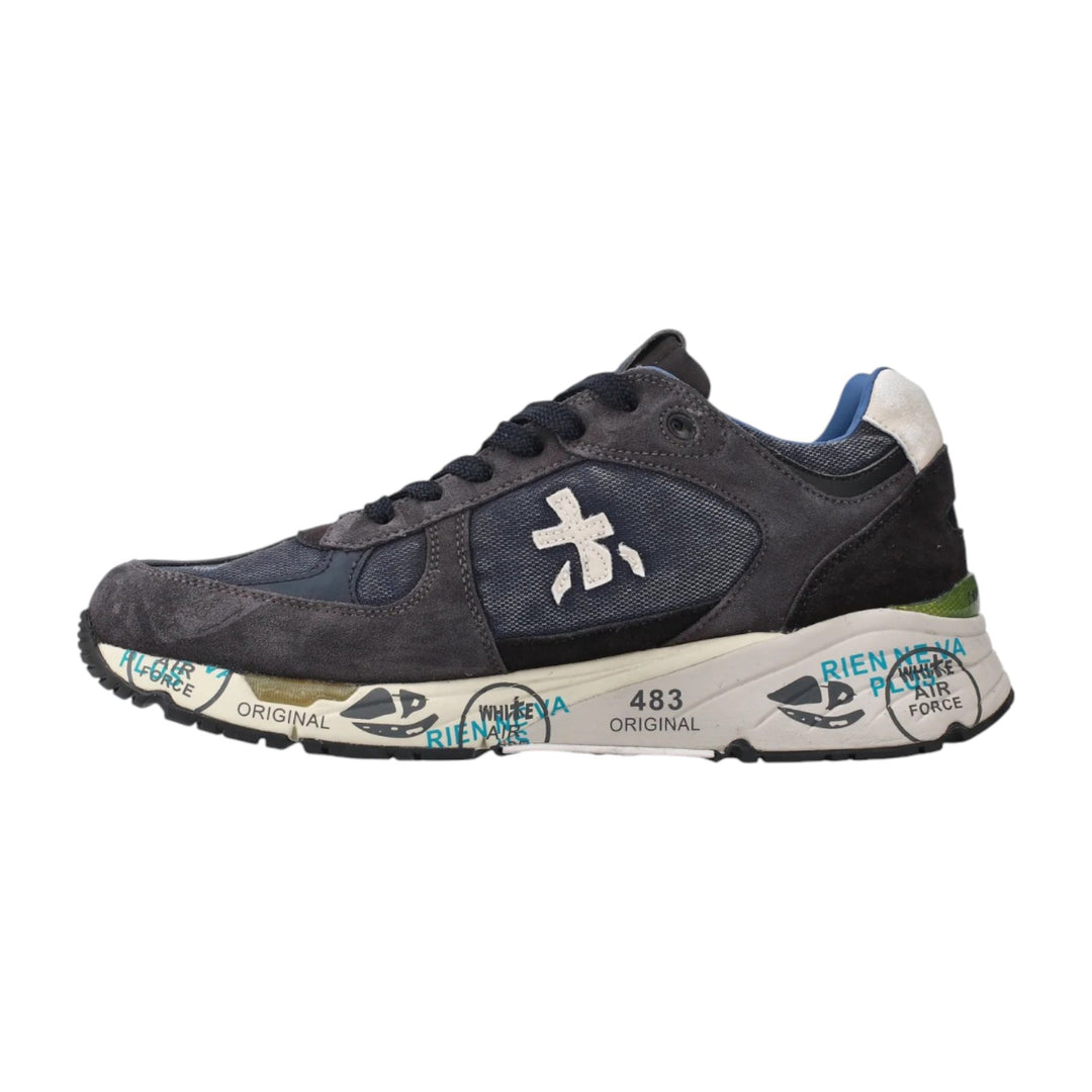 SNEAKERS MASE DARK BLUE/DARK BROWN 7819