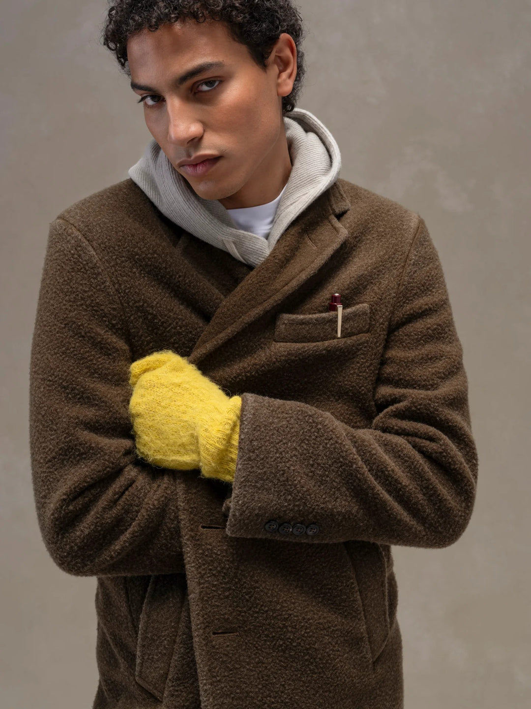 COAT G. DYED LANA VERGINE VERDE