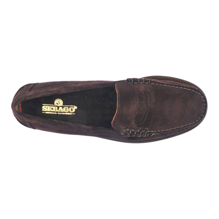 Mocassini Vera Pelle GoodYear Scamosciato Marrone