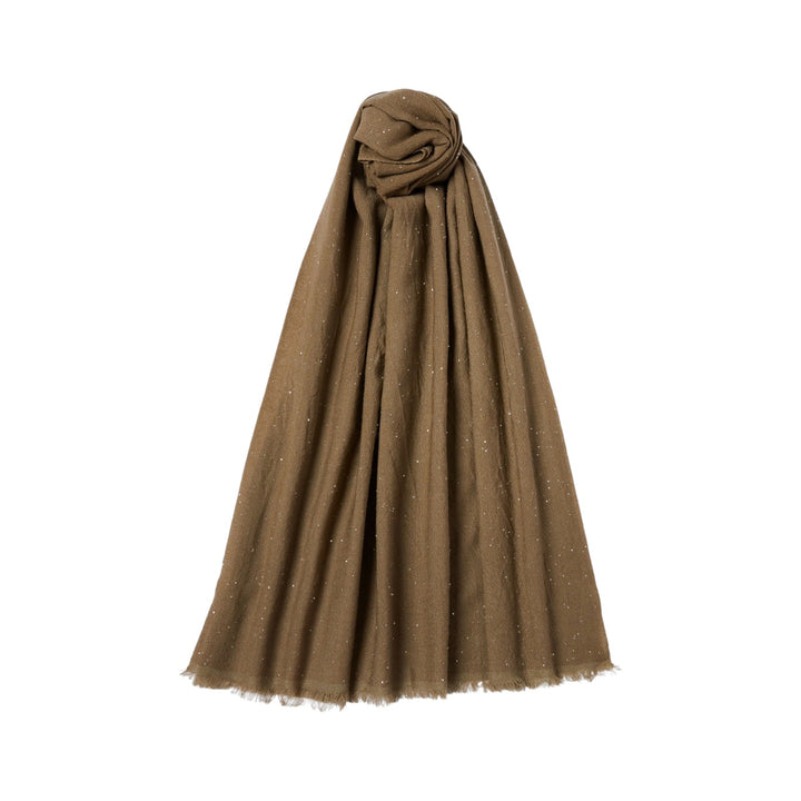 Stola-foulard-mantella CIOCCA VERDE KAKI