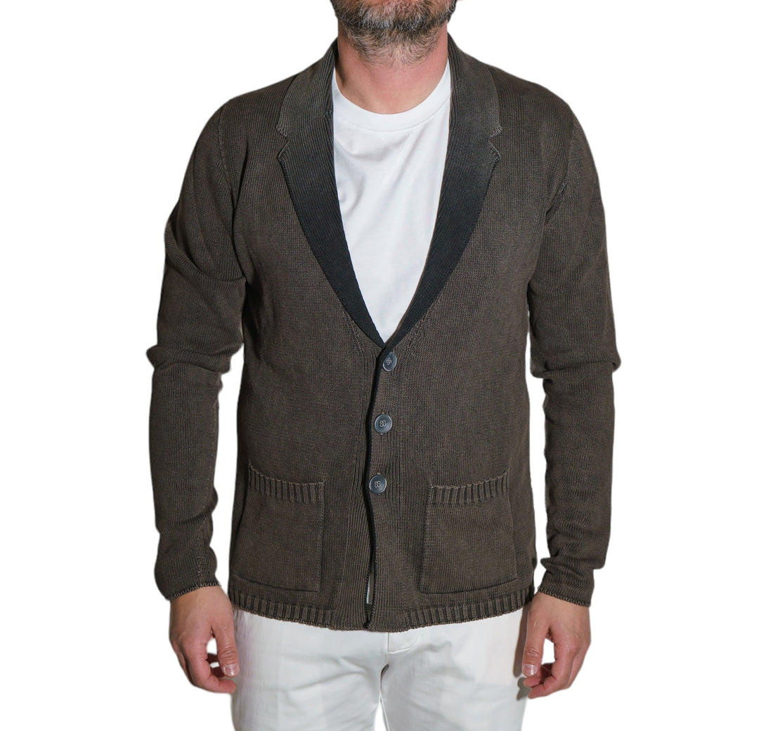 immagine-1-arovescio-giacca-in-filo-cotone-marrone-giacca-s24m30125-wood