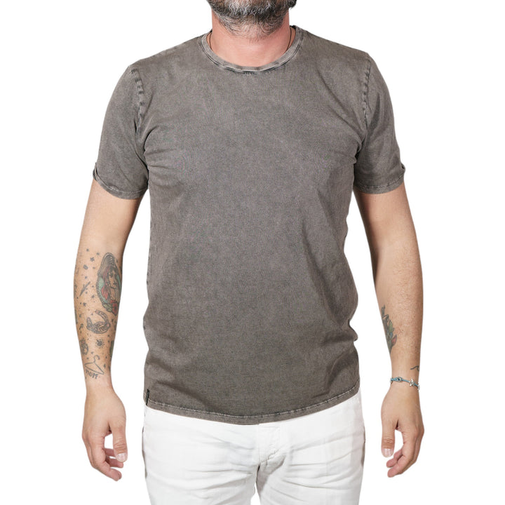 immagine-1-arovescio-t-shirt-cotone-marrone-t-shirt-s24m33075wood
