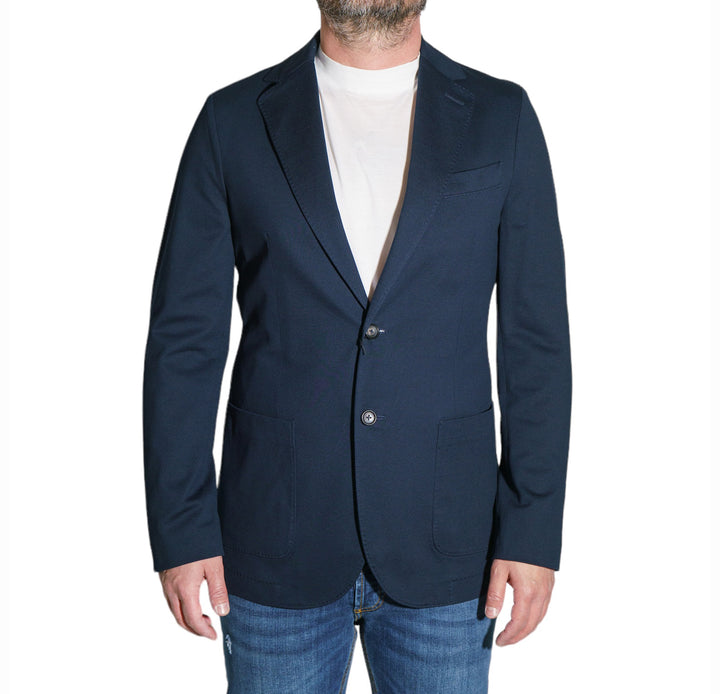immagine-1-circolo-1901-giacca-piquet-filo-scozia-blu-giacca-cn4224-blu-navy