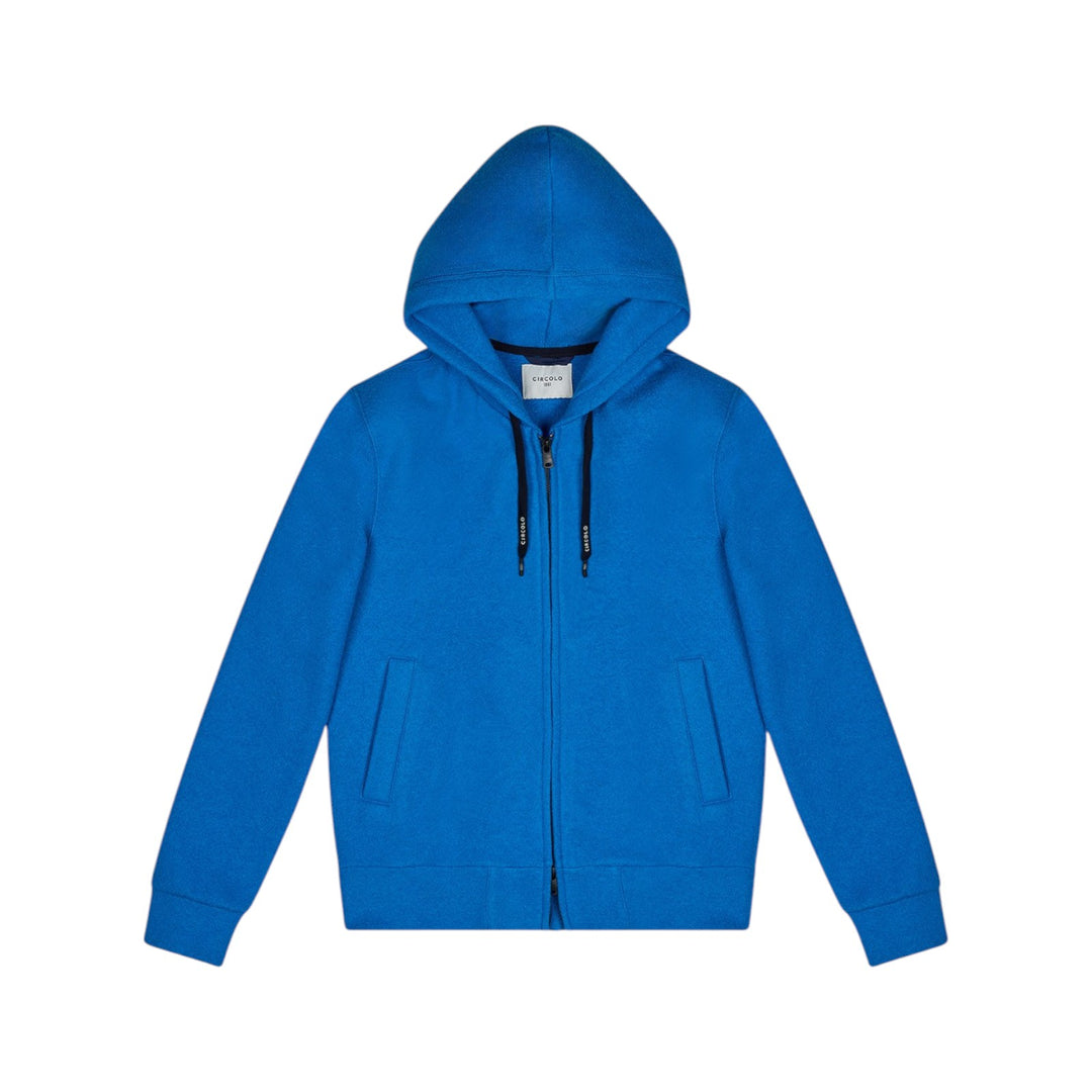 immagine-1-circolo-1901-giubotto-con-cappiuccio-in-lana-vergine-turchese-giacca-cn4599-hoodie-zip-turchese