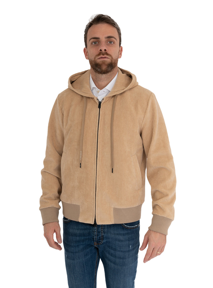 immagine-1-circolo-1901-giubotto-con-cappiuccio-in-velluto-ostrica-beige-giacca-cn4489-hoddie-zip-corduroy