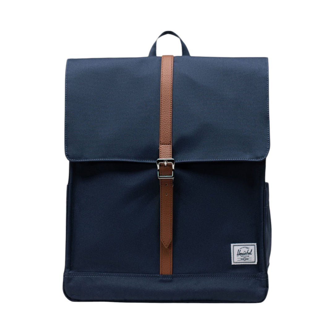 immagine-1-herschel-zaino-nylon-pelle-blu-zaini-city-backpack-blu