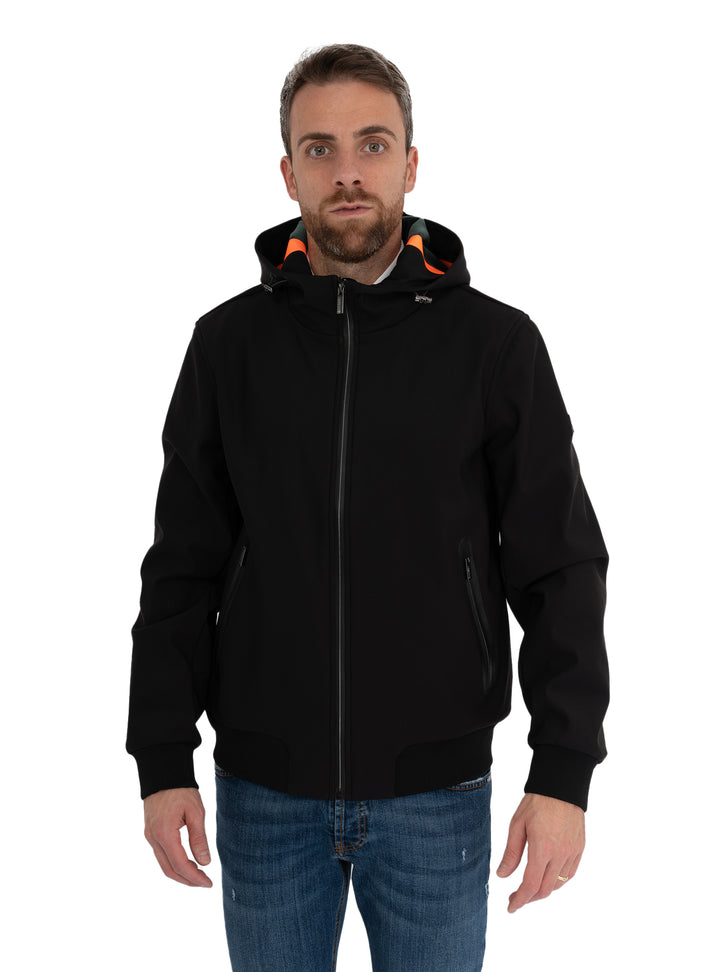 immagine-1-heskimo-tundra-bomber-cappuccio-tech-bon-nero-giacca-he744023tundra-nero