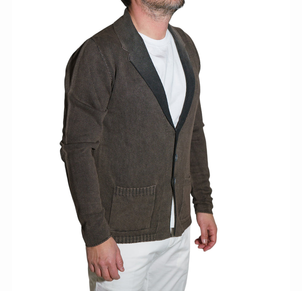 immagine-2-arovescio-giacca-in-filo-cotone-marrone-giacca-s24m30125-wood