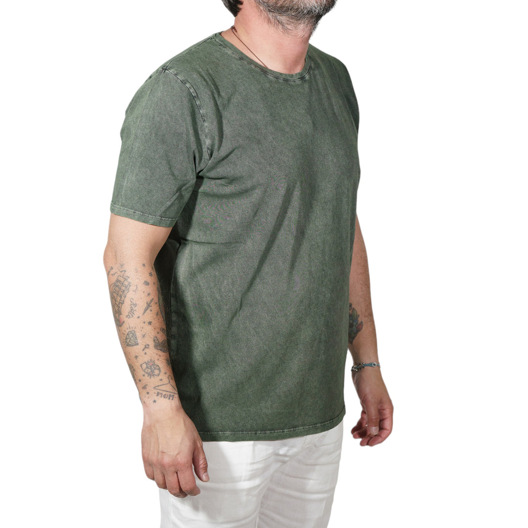immagine-2-arovescio-t-shirt-cotone-verde-t-shirt-s24m33075forest