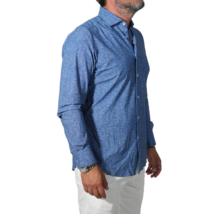 immagine-2-portofiori-camicia-travel-shirt-no-stiro-blu-camicia-performance3219-003