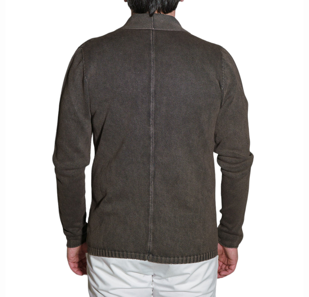 immagine-3-arovescio-giacca-in-filo-cotone-marrone-giacca-s24m30125-wood