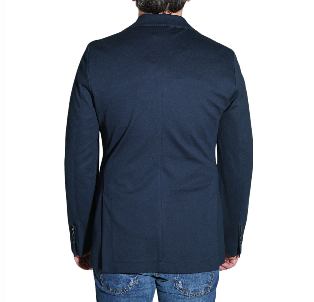 immagine-3-circolo-1901-giacca-piquet-filo-scozia-blu-giacca-cn4224-blu-navy