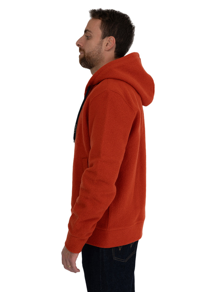 immagine-3-circolo-1901-giubotto-con-cappiuccio-in-lana-vergine-arancio-giacca-cn4599-hoodie-zip-arancio