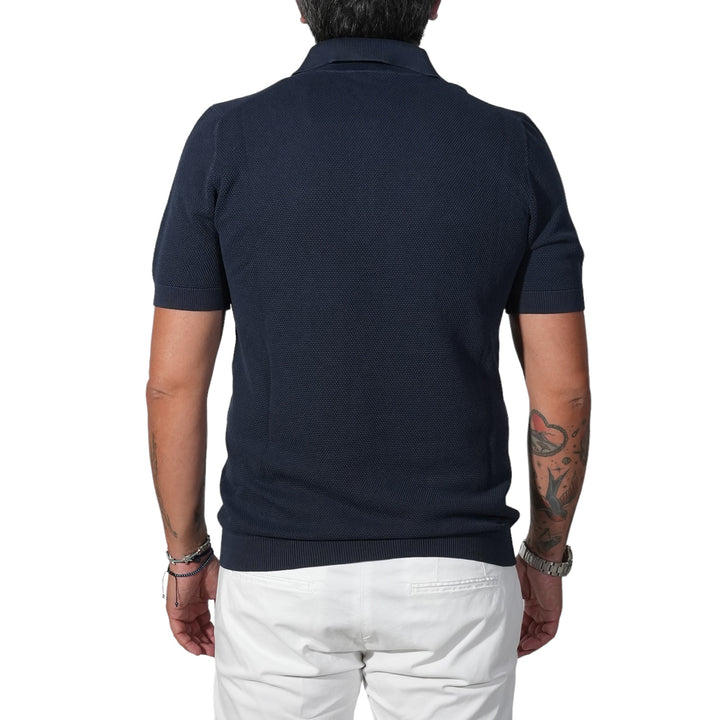 immagine-3-circolo-1901-polo-punto-pallino-cotone-blu-navy-to-maglieria-cn4407-blu-navy-to