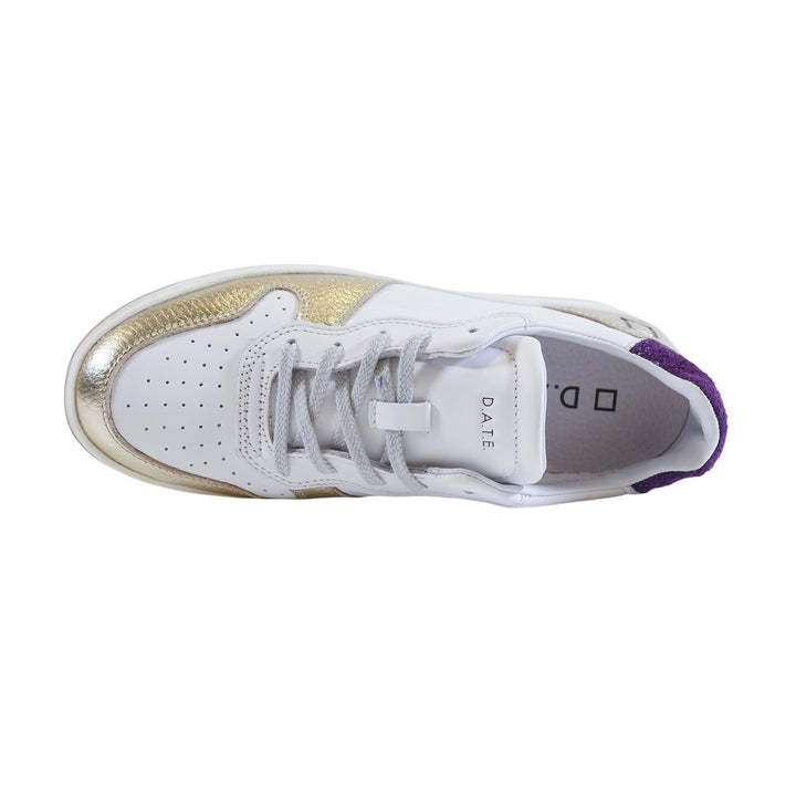 immagine-4-d-a-t-e-court-laminated-white-platinum-sneakers-w391-cr-lm-wm