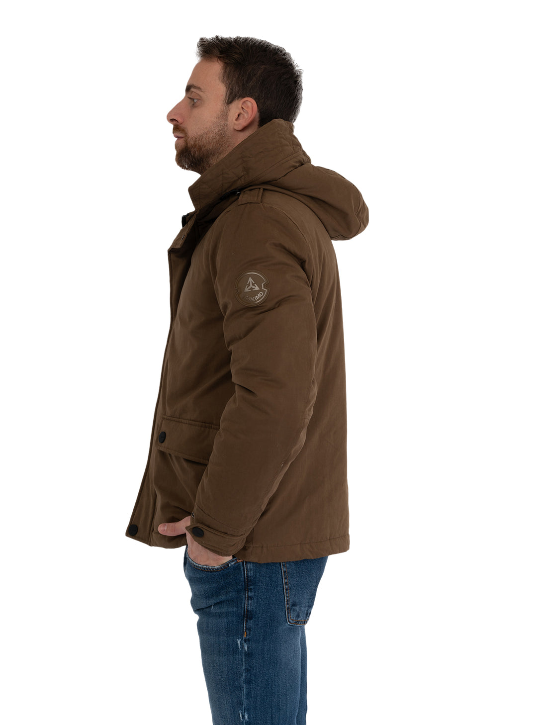 immagine-4-heskimo-whisper-parka-short-cotone-tabacco-giacca-he744028whisper-tabacco