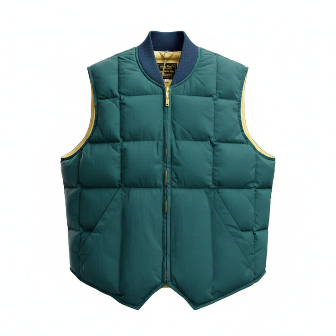 Down Vest Seattle Forest Green Gilet Verde