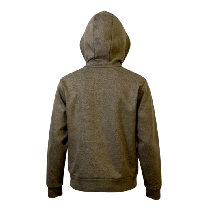 FULL ZIP HOODIE WOOL FOREST