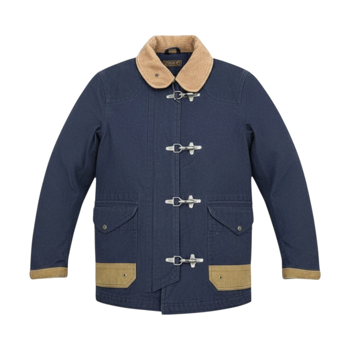 FIREMAN "LIMITED EDITION" CANVAS WOOL LINED BLU