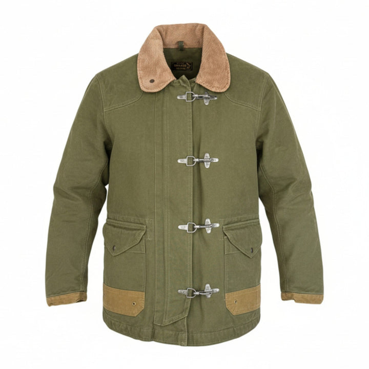 FIREMAN "LIMITED EDITION" CANVAS WOOL LINED VERDE