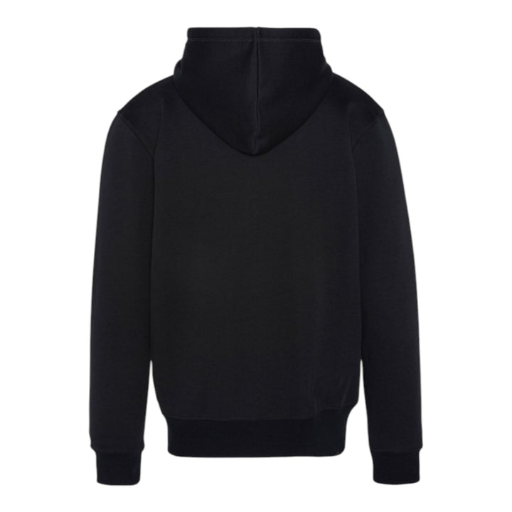 BLACK ZIP-UP HOODIE