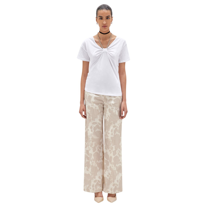 T-SHIRT COULISSE CRIST BIANCO