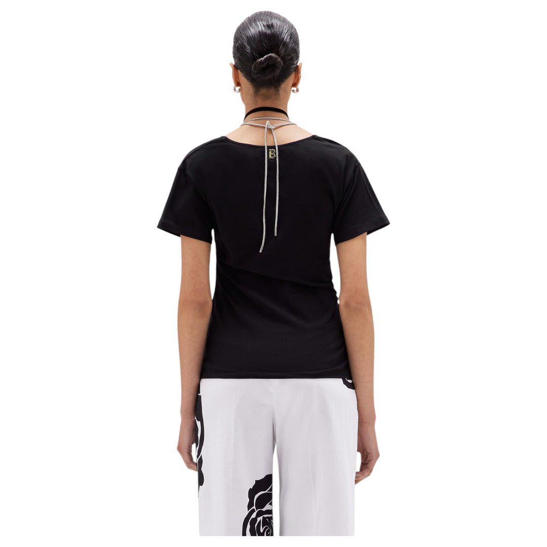 T-SHIRT COULISSE CRIST NERO