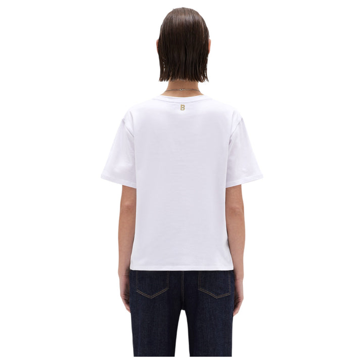 T-SHIRT COTONE COLLANA BIANCO