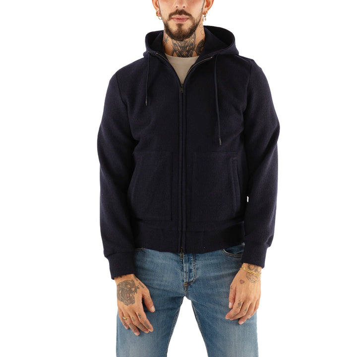 immagine-1-circolo-1901-hoodie-lana-cashmere-blu-giacca-cn4159