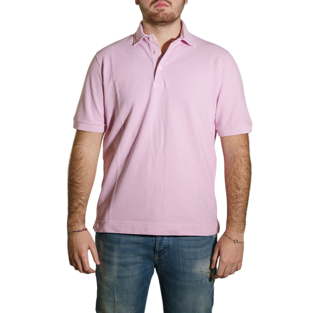 Circolo 1901 Polo Piquet TC Pink Men s polo shirt Pier Paolo Marotta