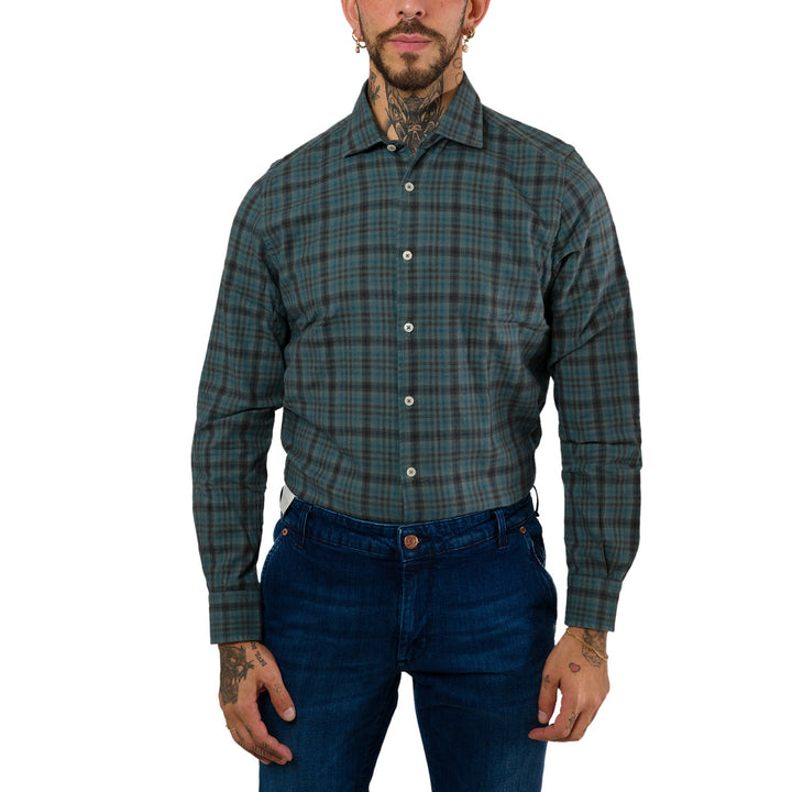 immagine-1-portofiori-camicia-cotone-tartan-blu-camicia-lavanda2623-001-42