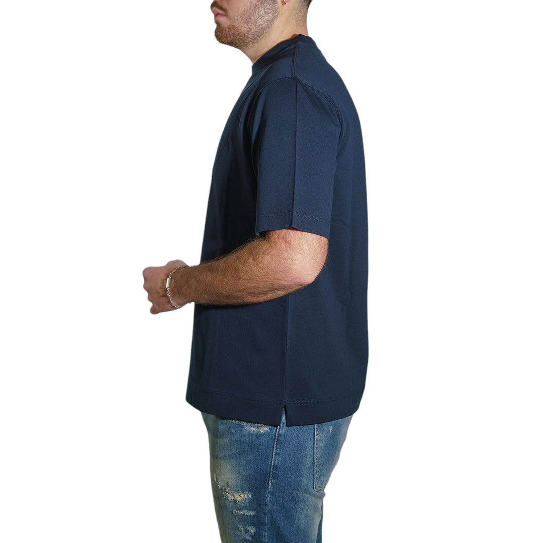 immagine-4-circolo-1901-t-shirt-piquet-filo-scozia-blu-t-shirt-cn4286-blu-navy